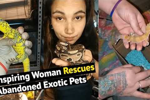 Woman Rescues Abandoned Exotic Pets