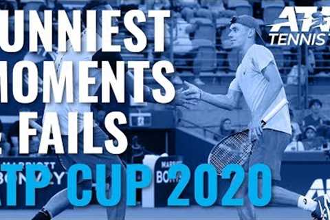 Funny Tennis Moments &amp; Fails 😂 | ATP Cup 2020
