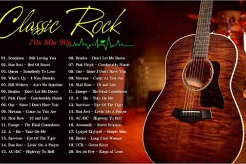 Mix Classic Rock 70s 80s 90s ⚡ Passionate With Classic Rock Songs Of All Time