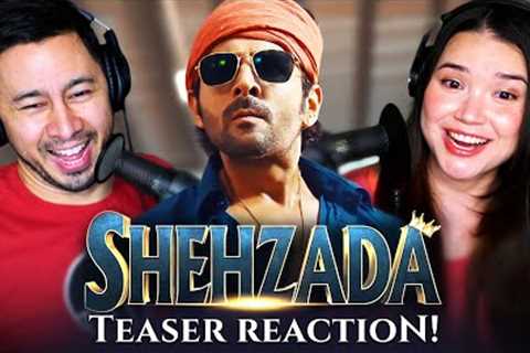 SHEHZADA (First Look) REACTION! | Kartik Aaryan | Kriti Sanon | Rohit Dhawan | Bhushan Kumar
