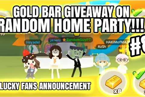 I Went To Random Home Party &amp; Give Them Gold Bar!!! + Lucky Fans Announcement | Play Together