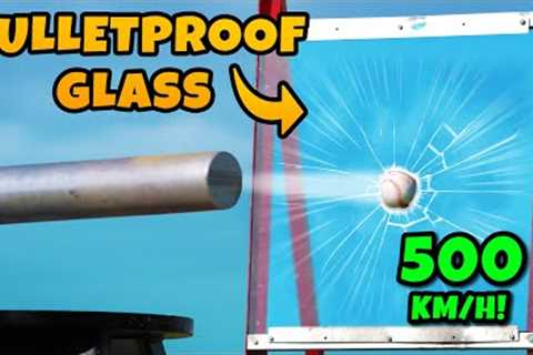500kmh Baseball Vs. Bulletproof Glass