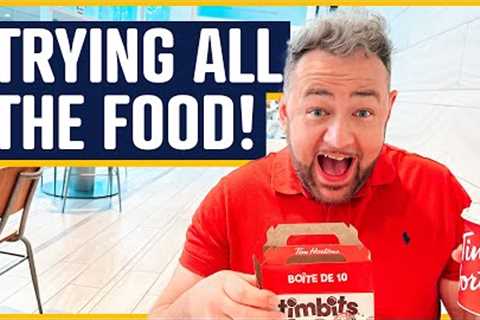 Canada Cruise - Trying all the DELICIOUS Canadian Food!