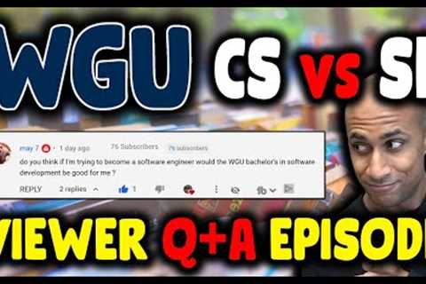 WGU Computer Science vs Software Development | Bachelor's Degree Comparison (2021)