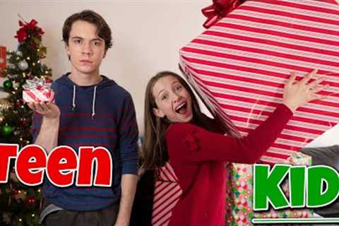 Christmas as a Kid VS Teen **Funny Christmas**