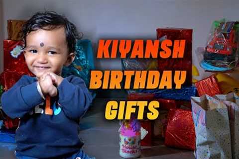 Kiyansh Birthday || Gifts Unboxing Vlog😍