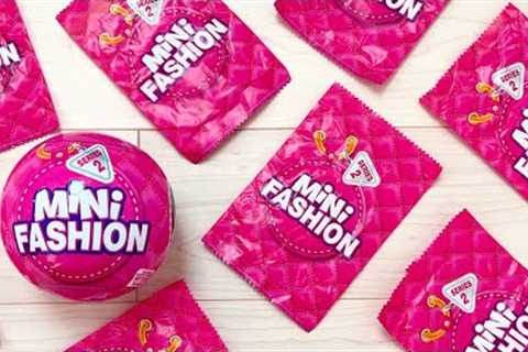 MINI FASHION BRANDS SERIES 2 | GIVEAWAY | GOT A RARE!!! UNBOXING MINI TOYS 5 SURPRISE BALLS