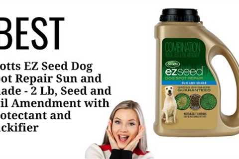 Best Scotts EZ Seed Dog Spot Repair Sun and Shade - 2 Lb., Mulch, Seed and Soil Amendment