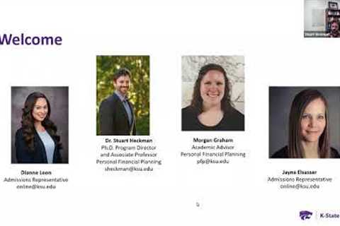 Personal Financial Planning Ph.D. Webinar | K-State Online | Oct 2022