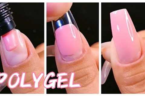Easy Polygel Nail Art Designs &amp; Ideas || Polygel Nail Art Tutorial || Best Nail Art Polygel..