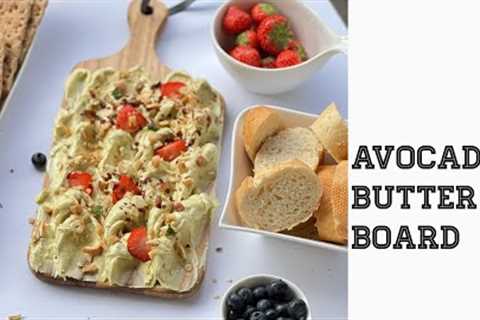 Healthy Avocado Butter Board Tiktok Idea 2022