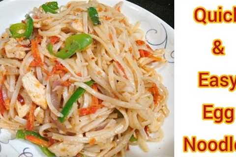 Egg Noodles Recipe with chicken and vegetables | Quick and Easy recipe | Kids special