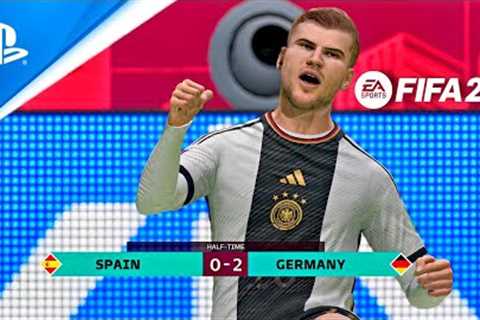 FIFA 23 - Spain vs Germany - FIFA World Cup Qatar 2022 Group Stage Match