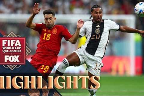 Spain vs. Germany Highlights | 2022 FIFA World Cup