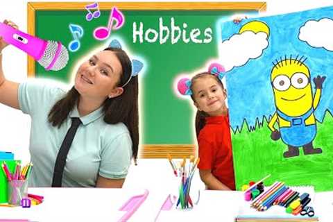 Ruby and Bonnie school homework activity about hobbies