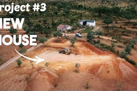 BEST GROUNDWORK FOR A HOUSE (1 BULLDOZER + 2 PEOPLE)  in 29 min TIMELAPSE