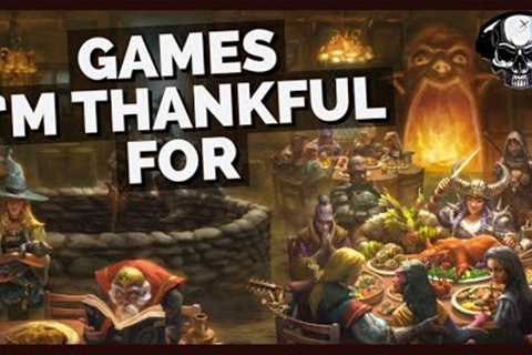 The Games I'm Thankful For