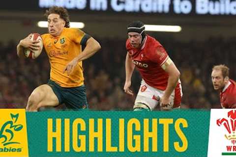 HIGHLIGHTS | Wales vs Wallabies | 2022 Spring Tour