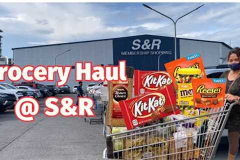 FIRST TIME NAG SHOPPING SA S&amp;R ( GROCERY HAUL)  #lifeinpinas🇵🇭 #shopping @Jess Daily Vlog