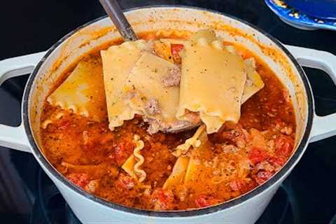 Homemade Italian soup without chemicals: this is the best way to make this soup!