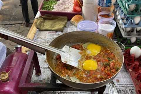 HALF FRY OVER BHURJI | Awesome &amp;Tasty | Indian Street Food | @ ₹90/-
