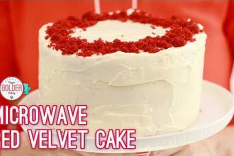 3-Layer Microwave Red Velvet Cake | Bigger Bolder Baking
