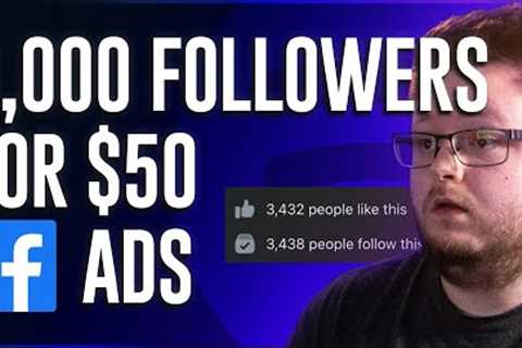 3,290 Followers for $53 With Facebook Ads (For Music Artists)