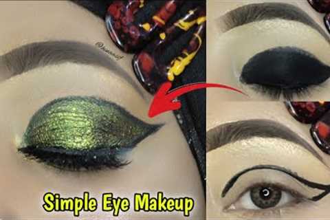 Easy Eye Makeup For Beginners//Makeup Tutorial For Beginners//Smokey Eye Makeup