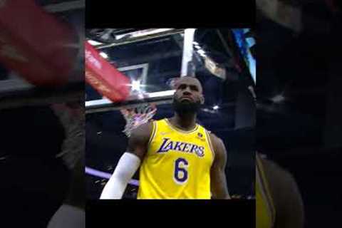 Lebron James Dunks on Kevin Love !
