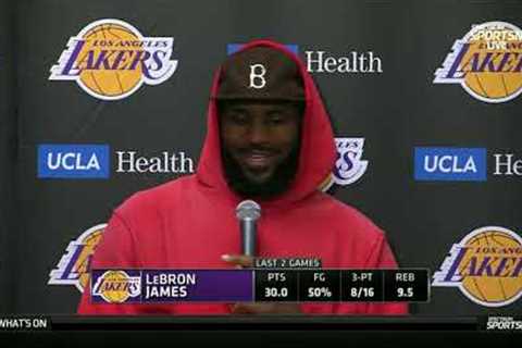 Lakers VS Spurs: LeBron James Postgame Interview