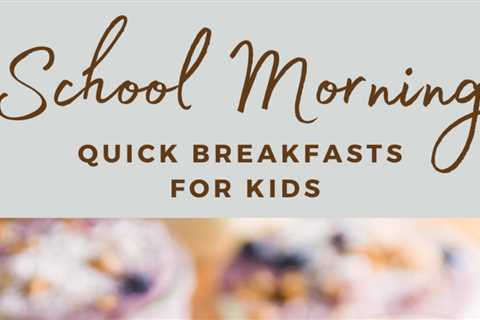 Breakfast at school for children