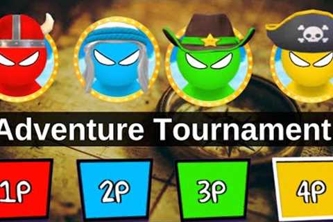The Stickman Party 1 2 3 4 MINIGAMES | Adventure Tournament