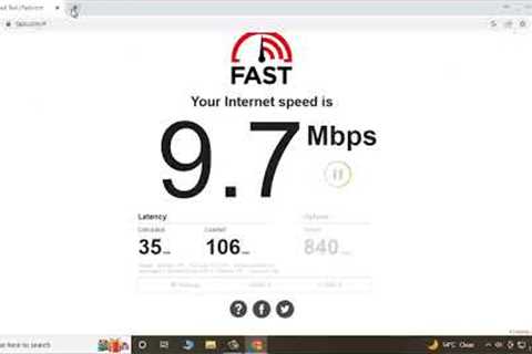Check your internet speed using your computer |Tech Fusion|