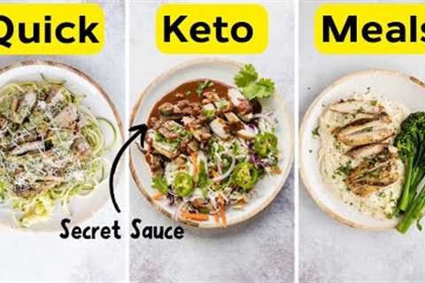 My SECRET Method to 5 Minute Keto Meals