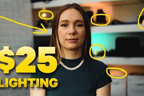 $25 DIY Video Lighting Tutorial for iPhone and Mirrorless Cameras | Make Better Social Media Videos