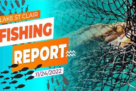 Lake St. Clair Fishing Report 11/24/2022
