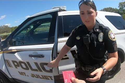 Handing Out GIFTS to COPS (Cycling Sunday S1 E12)