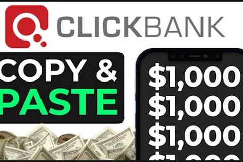 Get Paid $100/Day On Clickbank | Affiliate marketing for Beginners (Make Money Online)