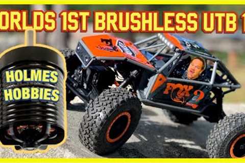 Worlds First Brushless Capra UTB18 Holmes Hobbies Crawlmaster