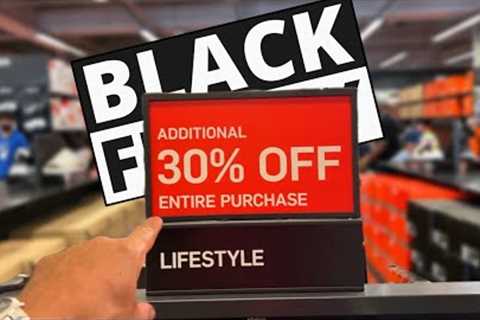 Black Friday Sneaker shopping continues at the Nike Outlet