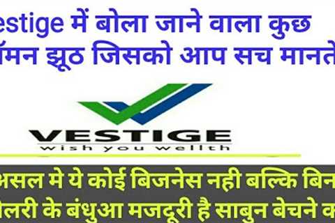 Vestige me Bola jane wala 10 Jhooth  ll Vestige Network Marketing scam fake promise exposed