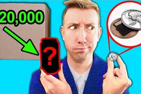 SPY GADGETS in REAL LIFE - $20,000 EBAY MYSTERY BOX Challenge Unboxing Haul!