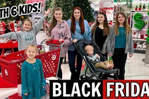 CRAZY BLACK FRIDAY SHOPPING WITH OUR 6 KIDS!