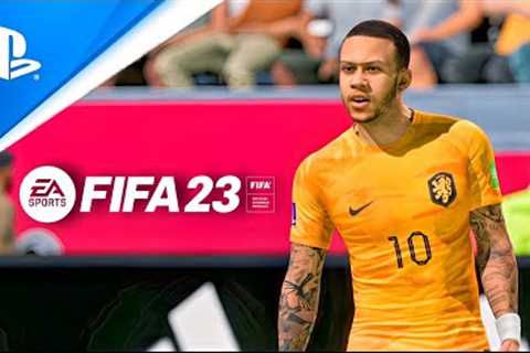 FIFA 23 - Netherlands vs. Qatar - FIFA World Cup Qatar 2022 Group Stage Match