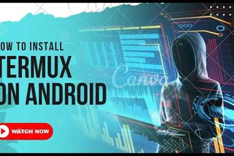 termux installation in Android mobile by Tech Launch part-1