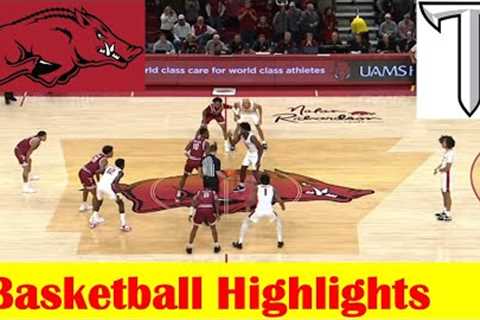 Troy vs #11 Arkansas Basketball Game Highlights 11 28 2022