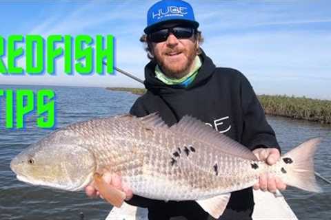 5 QUICK REDFISH TIPS - fly fishing