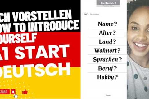 Sich vorstellen How to introduce yourself in German