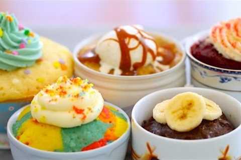 1 Minute Mug Cake Recipes: 5 Easy &amp; Impressive Mug Cakes Made in the Microwave