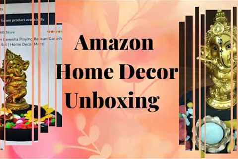Amazon Home Decor Unboxing/Affordable Gift Idea/Haul/Tied Ribbon Ganesha Decoration/Festive #amazon